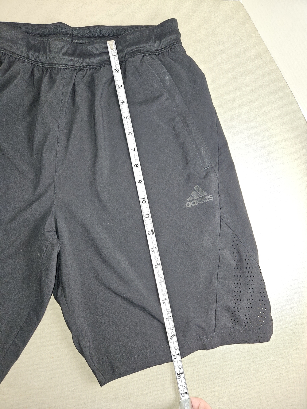 Adidas Men's Black Performance Training Shorts - Picture 6 of 10